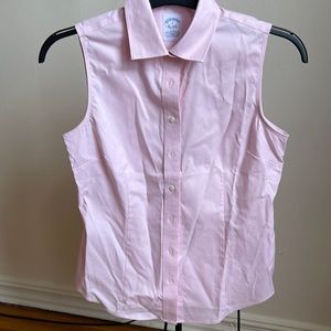 Brooks Brothers Sleeveless Vest Non-Iron Fitted Shirt